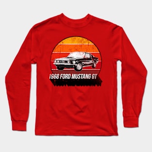 1968 Ford Mustang GT Fastback Long Sleeve T-Shirt